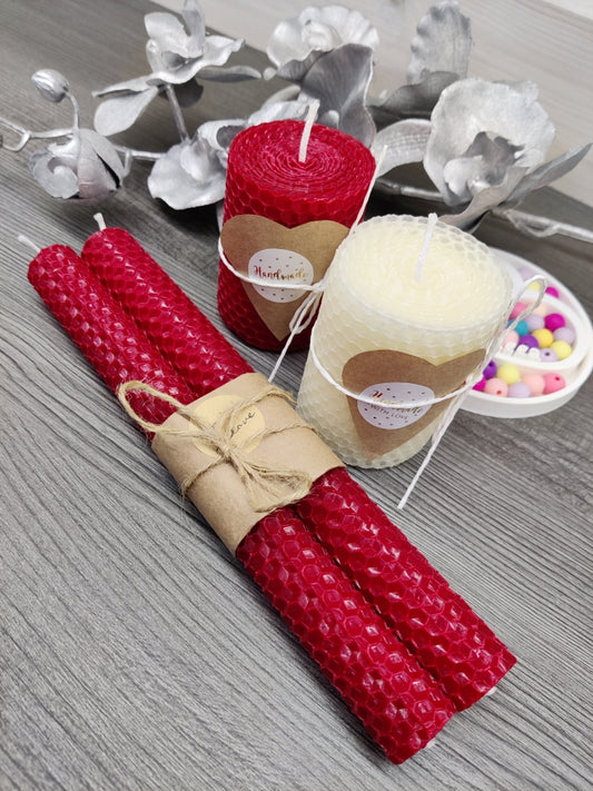 Mehiläisvahapöytäkynttilät 1kpl