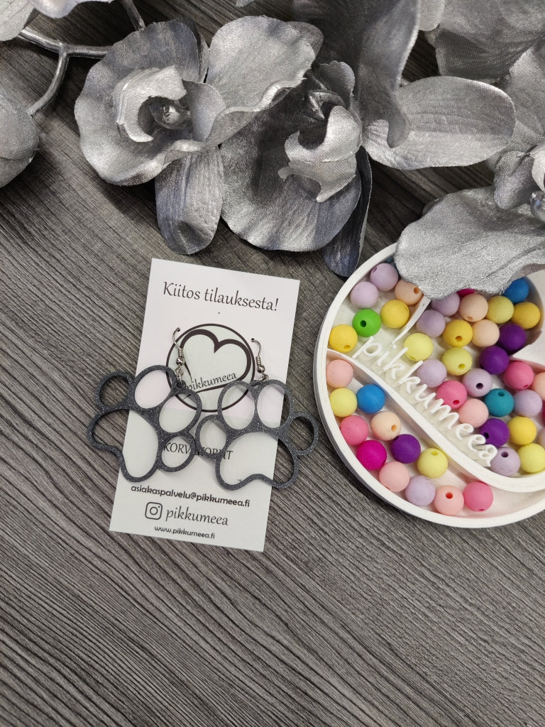 Korvakorut tassu (eri värejä)