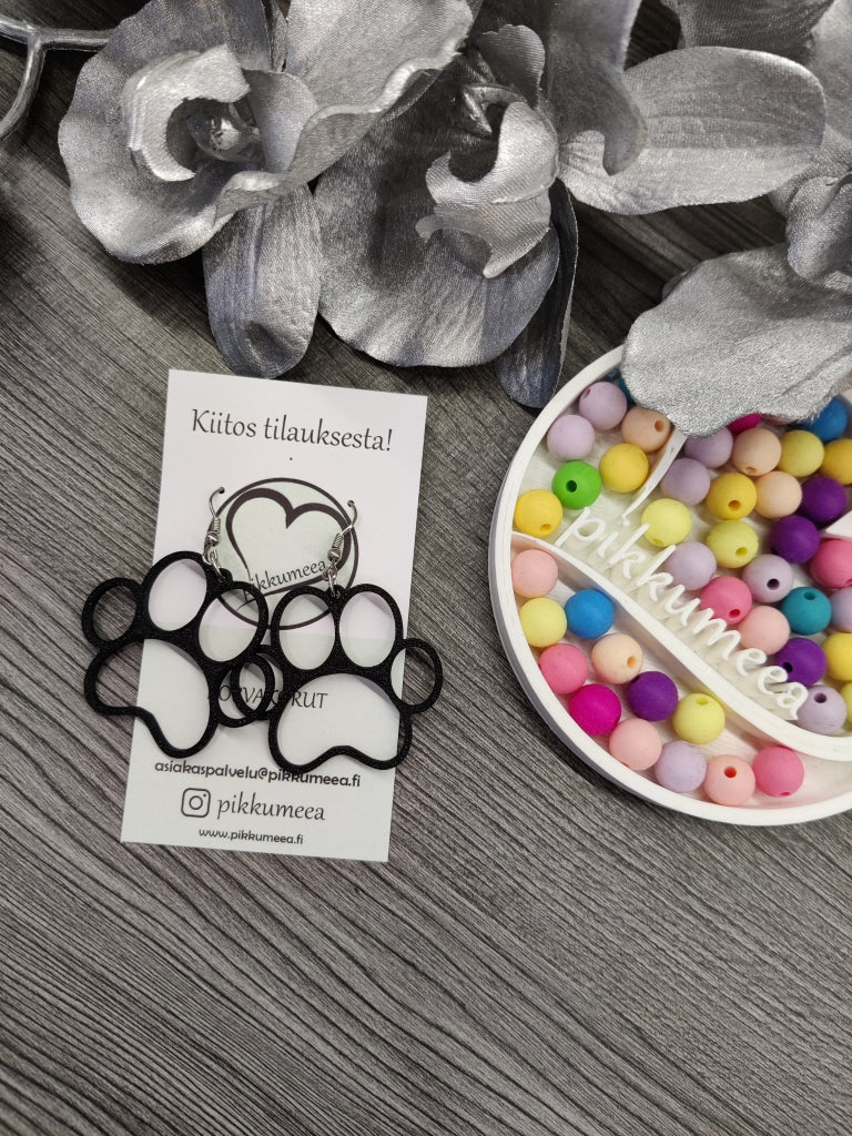 Korvakorut tassu (eri värejä)