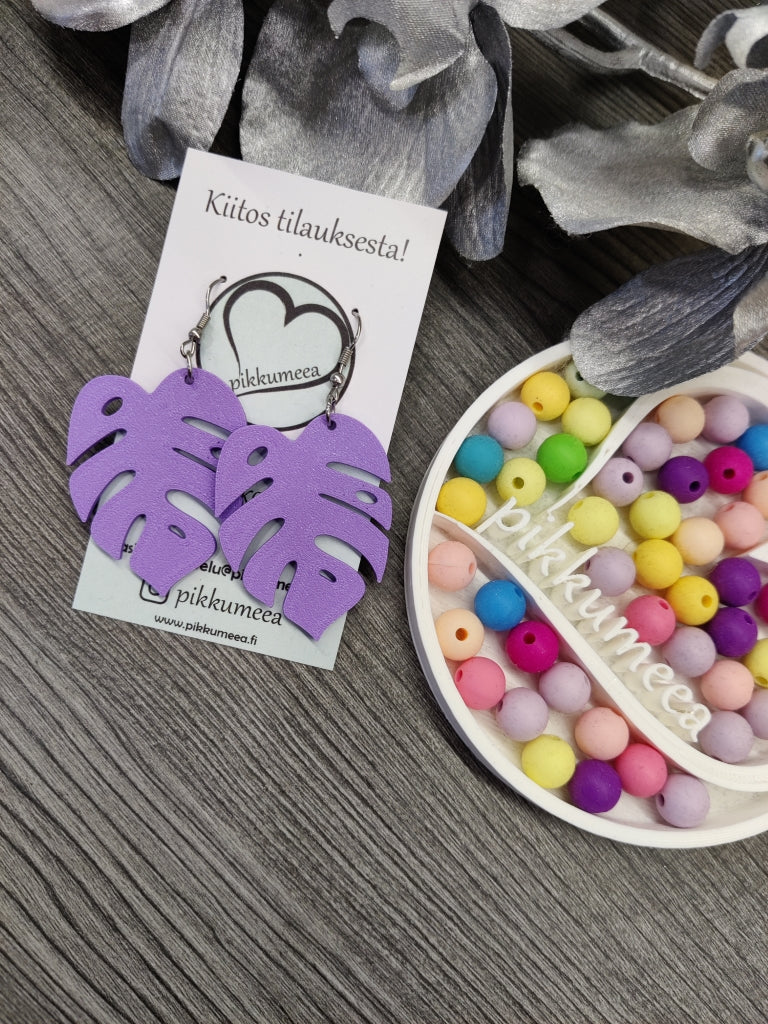 Korvakorut peikonlehti (eri värejä)