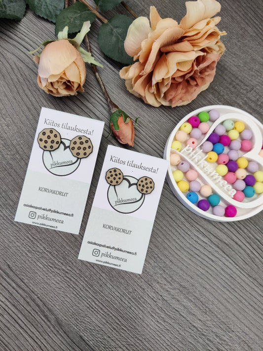 Nappikorvakorut Cookie (eri kokoja)