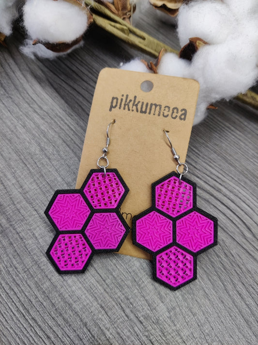 Korvakorut Hexagon (eri värejä)