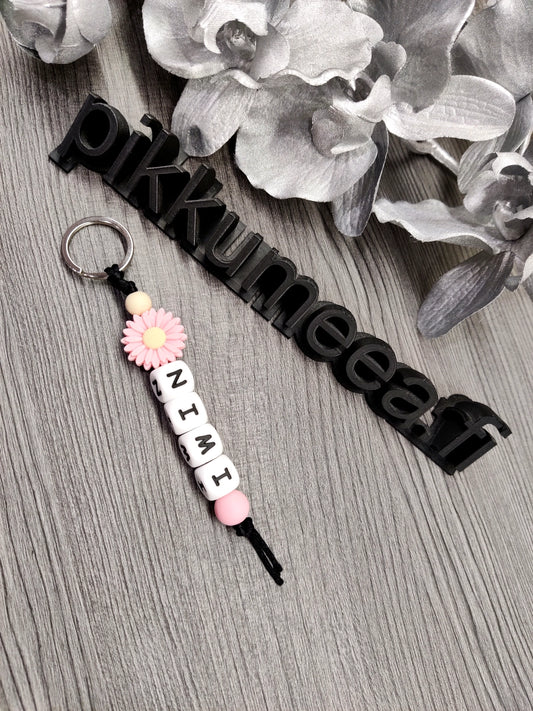 Avaimenperä Kukka (omalla nimellä)