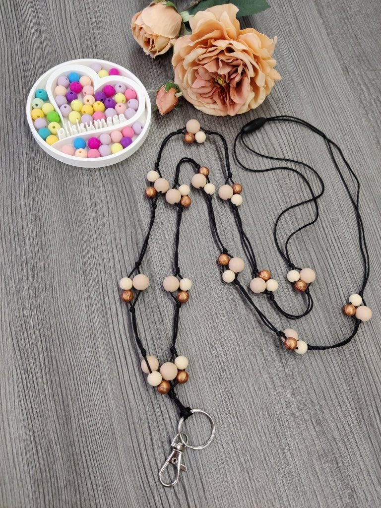 Avainnauha olan yli (beige / vaalea beige / kupari) - pikkumeea