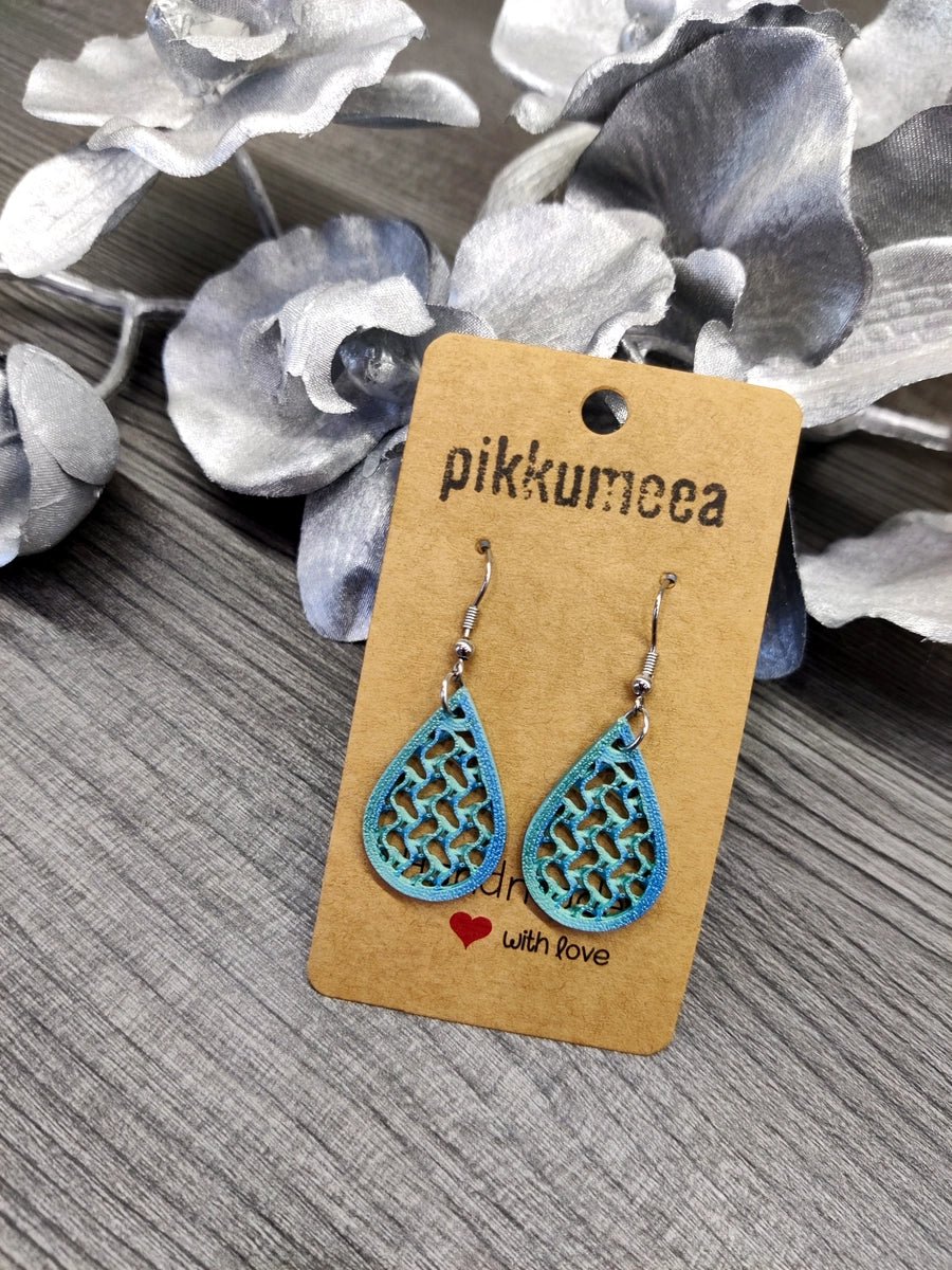 Korvakorut Aalto & pisara - pieni (eri värejä) - pikkumeea