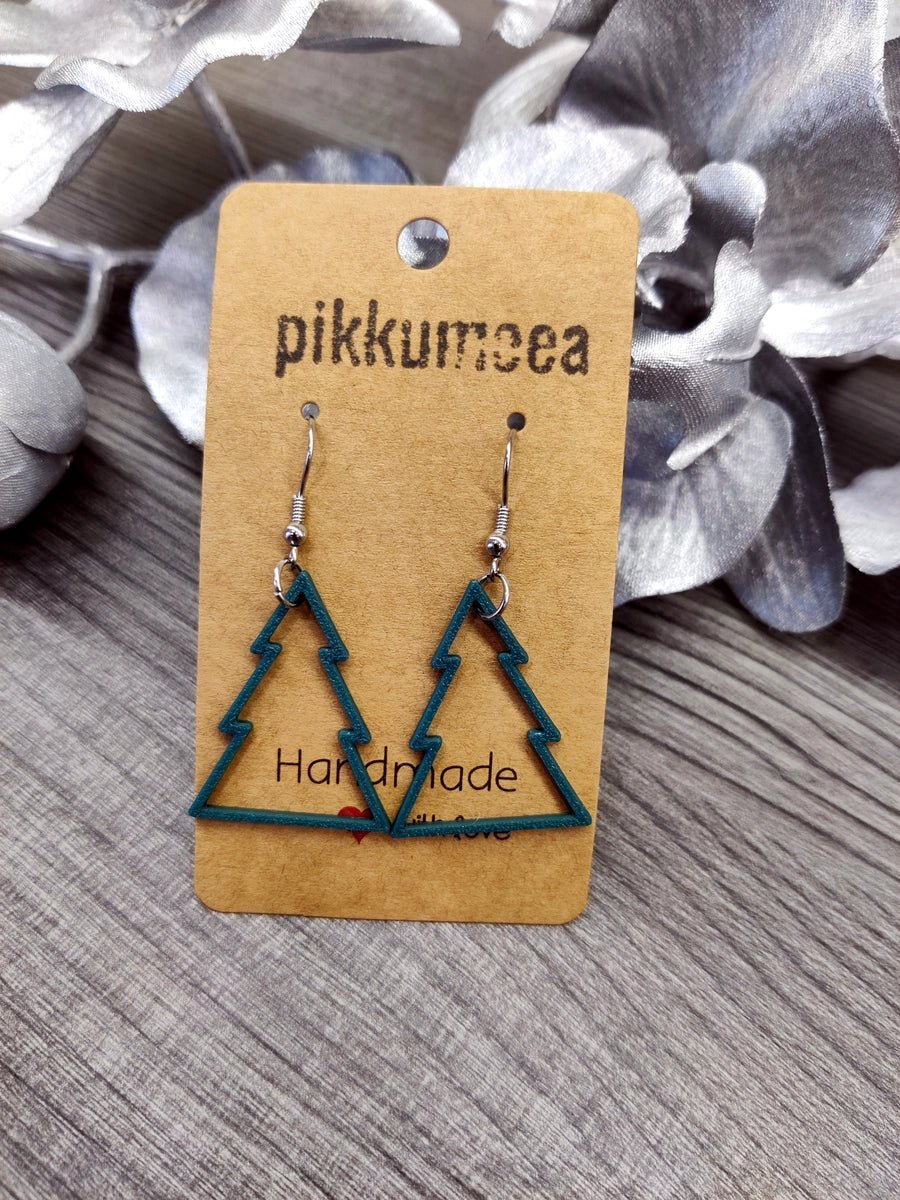 Korvakorut Joulukuusi - pieni (eri värejä) - pikkumeea