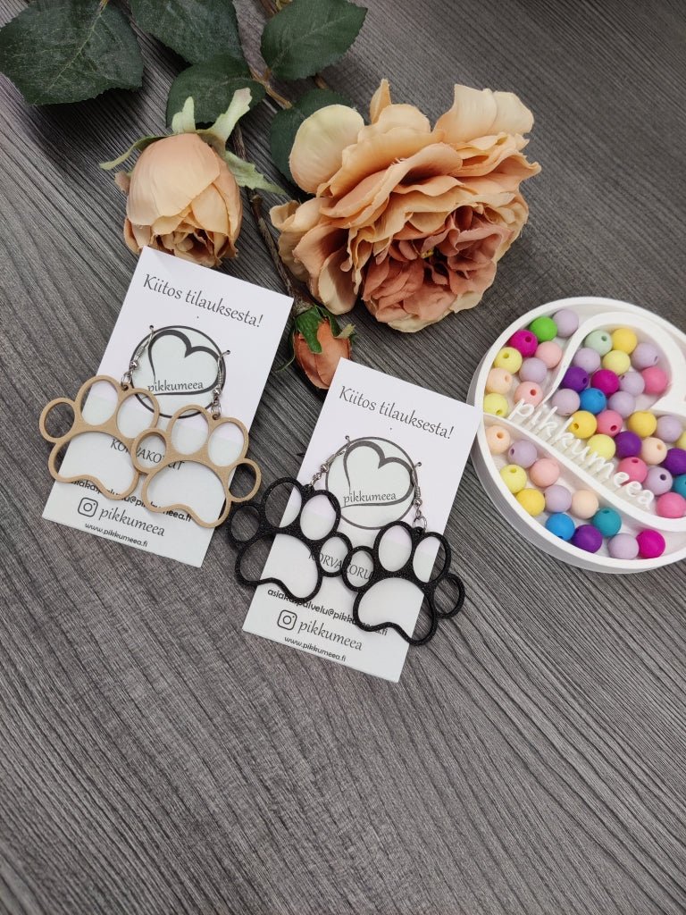 Korvakorut Tassu - iso (eri värejä) - pikkumeea