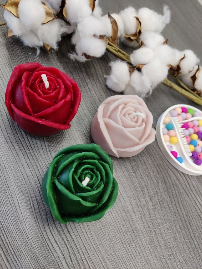 Ruusukynttilä mehiläisvahasta (eri värejä) - pikkumeea