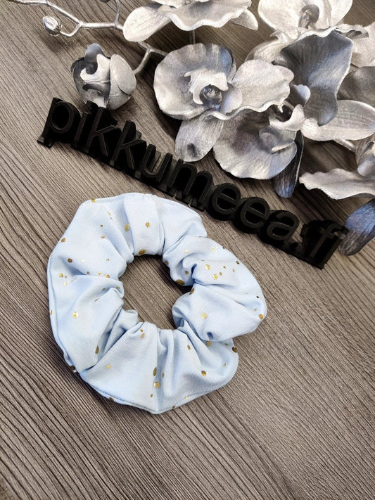 Scrunchie Kultahippu (eri värejä) - pikkumeea