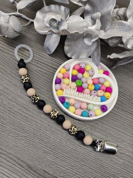 Tuttinauha musta leopardi (eri värejä)