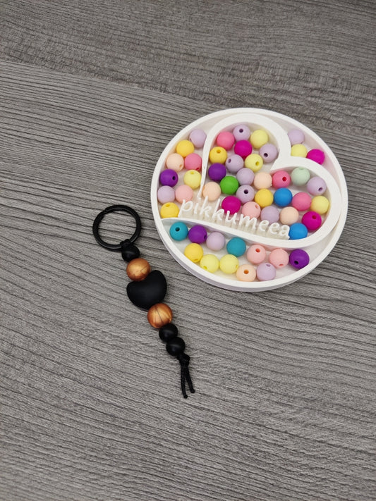 Avaimenperä sydän (eri värejä)