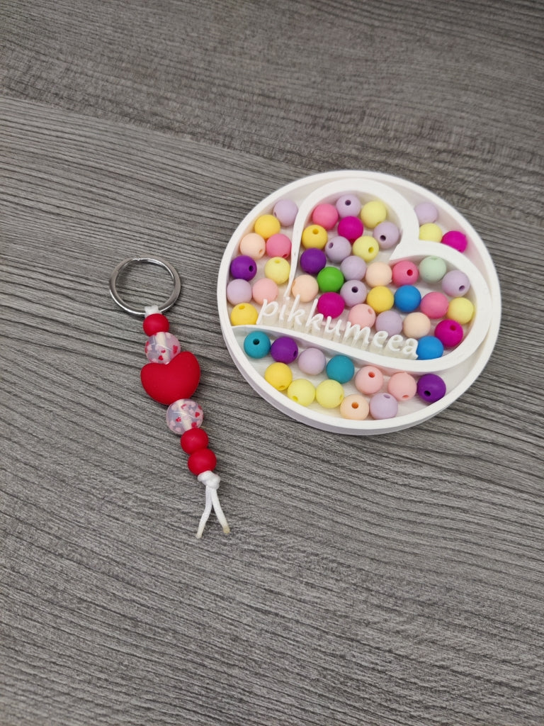 Avaimenperä sydän (eri värejä)