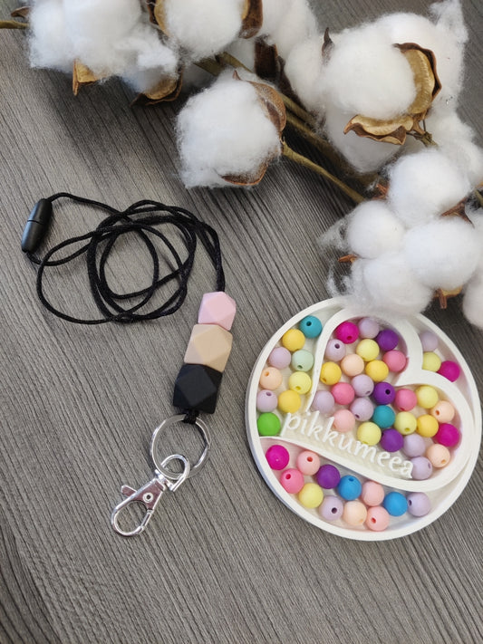 Avainkaulanauha Hexagon 90cm (eri värejä)