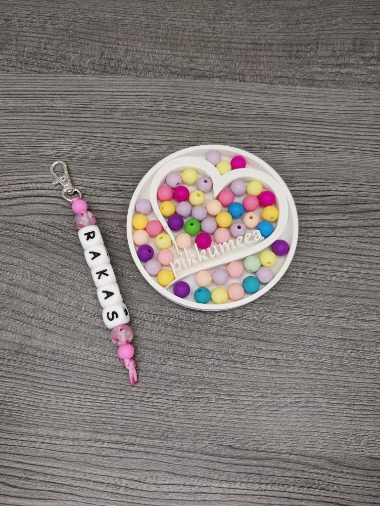 Avaimenperä rakas (pinkki / kirkas sydän) - pikkumeea