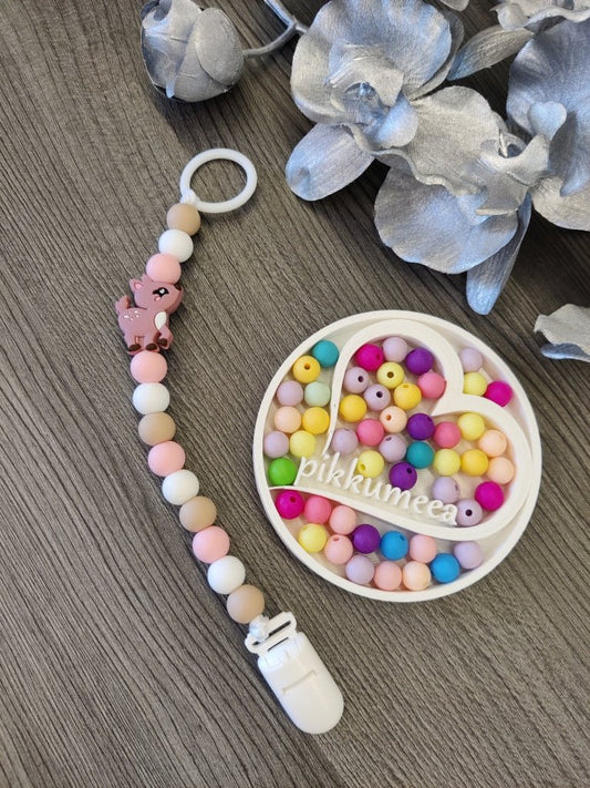 Tuttinauha bambi vanha roosa (eri värejä) - pikkumeea