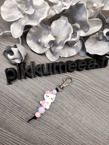 Avaimenperä Hello Kitty (vaaleanliila / vaaleanpunainen)