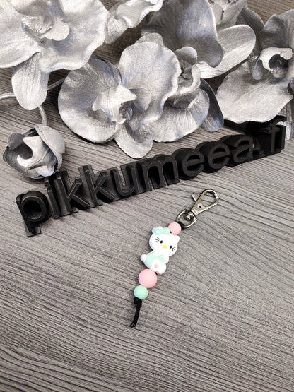 Avaimenperä Hello Kitty (vaaleanpunainen / minttu)