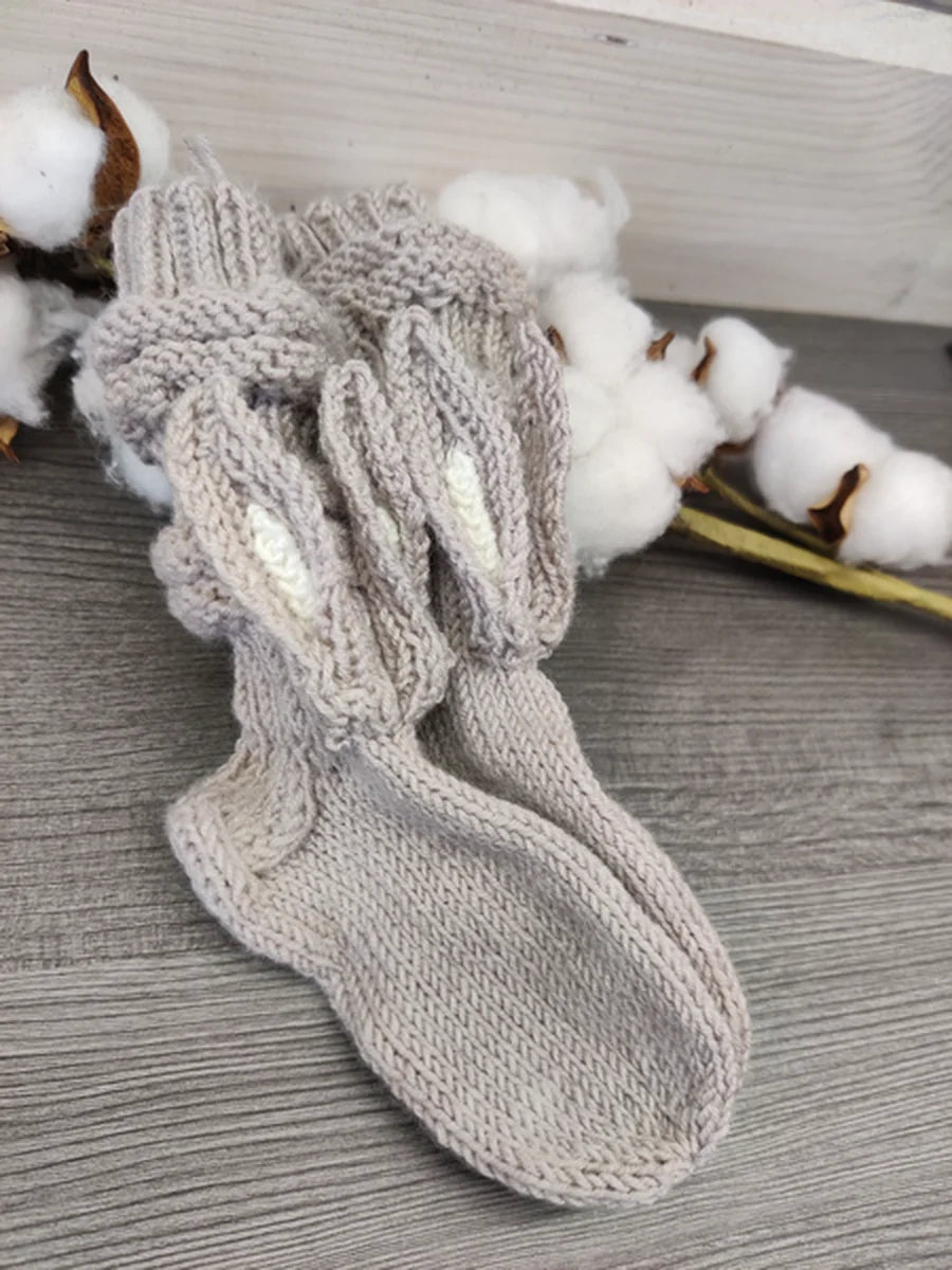 Pupusukat merinovillasta (eri värejä) 3-9kk (koko 17/19)