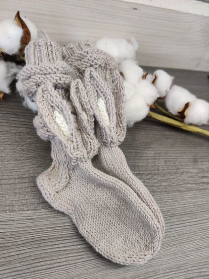 Pupusukat merinovillasta (eri värejä) 3-9kk (koko 17/19)