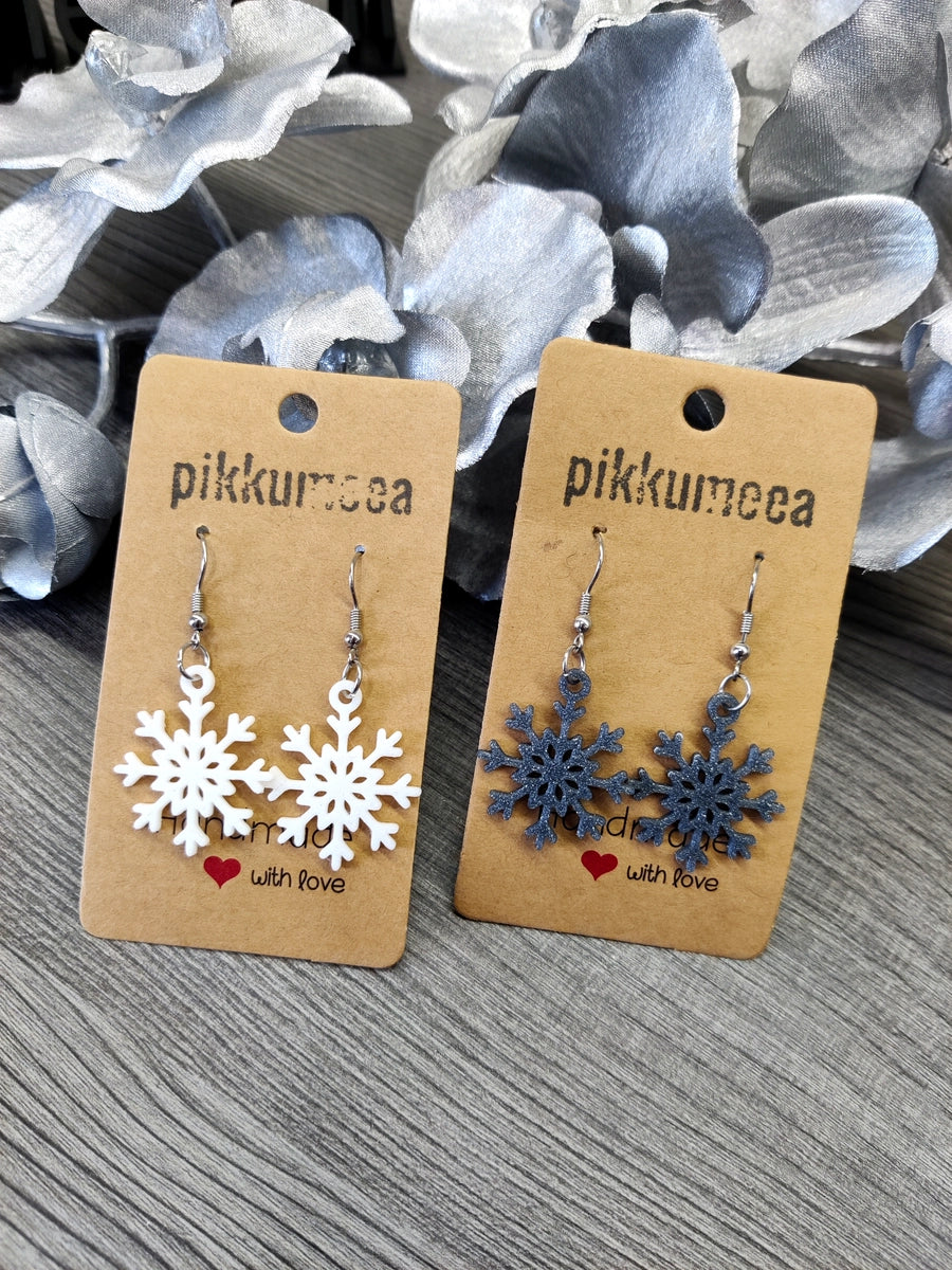 Korvakorut Lumihiutale - pieni (eri värejä)