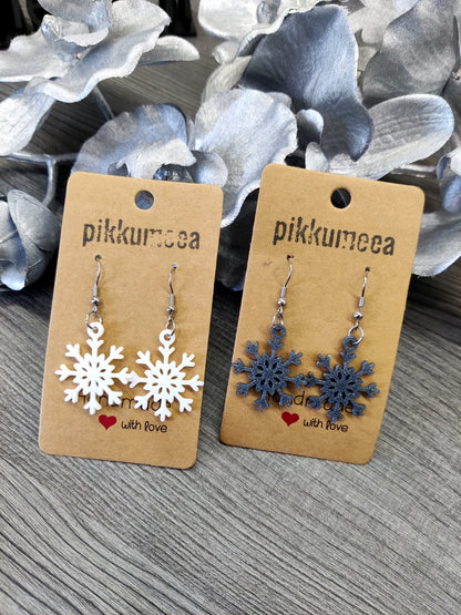 Korvakorut Lumihiutale - pieni (eri värejä)