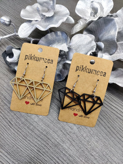 Korvakorut Timantti - pieni (eri värejä)