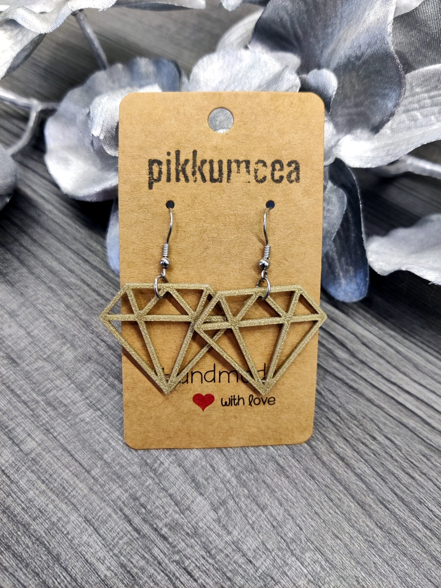 Korvakorut Timantti - pieni (eri värejä)