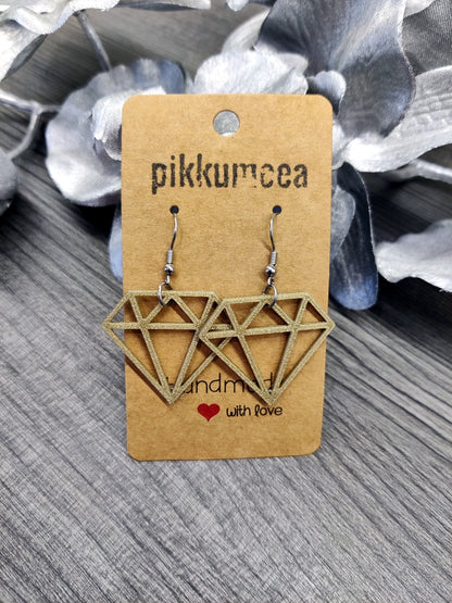 Korvakorut Timantti - pieni (eri värejä)