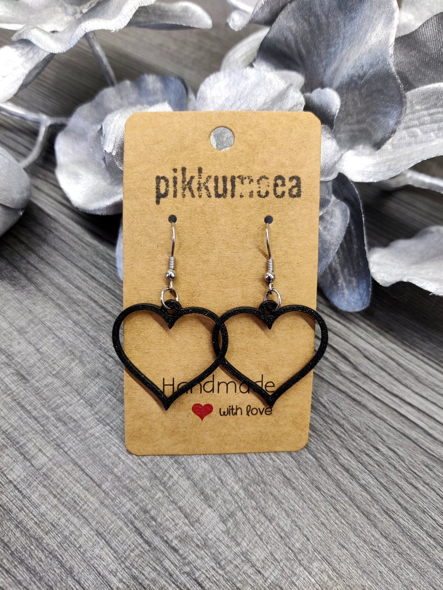 Korvakorut Sydän - pieni (eri värejä)