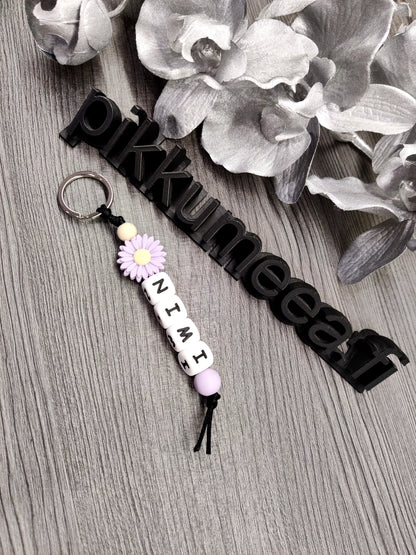 Avaimenperä Kukka (omalla nimellä)