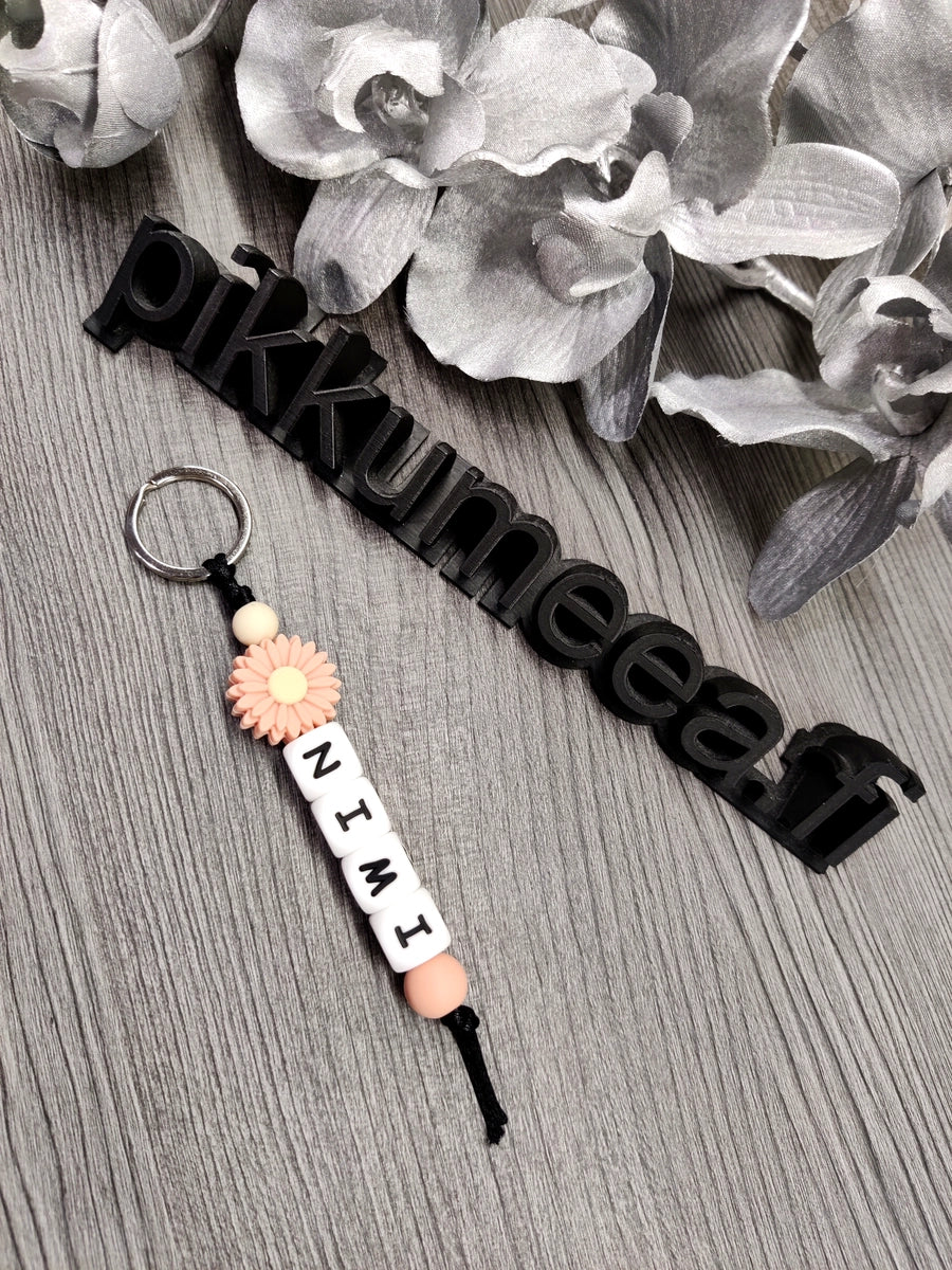 Avaimenperä Kukka (omalla nimellä)