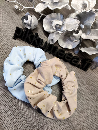 Scrunchie Kultahippu (eri värejä)