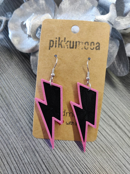 Korvakorut Salama (pinkki-musta)