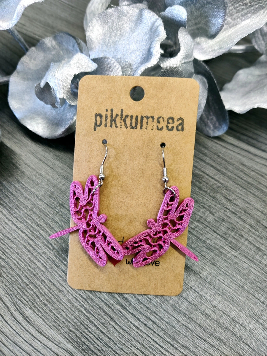 Korvakorut Sudenkorento - pieni kimaltava pinkki