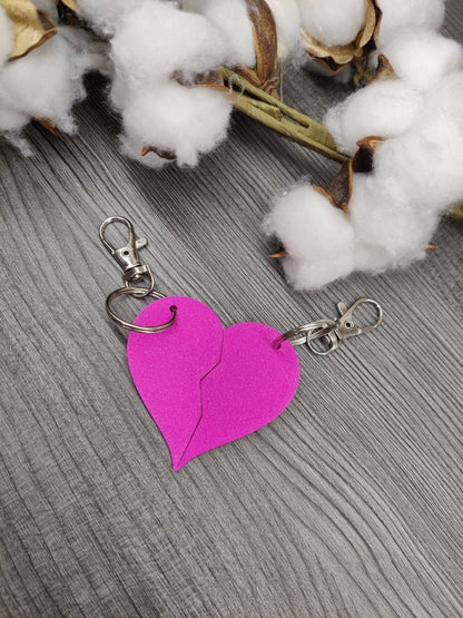 Avaimenperä sydämen puolikkaat (eri värejä) - pikkumeea