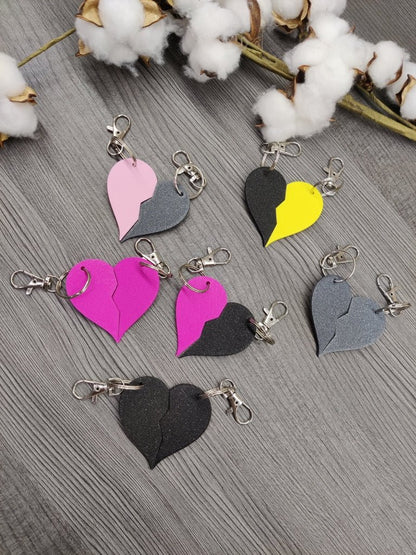 Avaimenperä sydämen puolikkaat (eri värejä) - pikkumeea