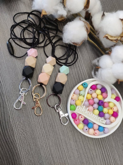 Avainkaulanauha Hexagon 90cm (eri värejä) - pikkumeea