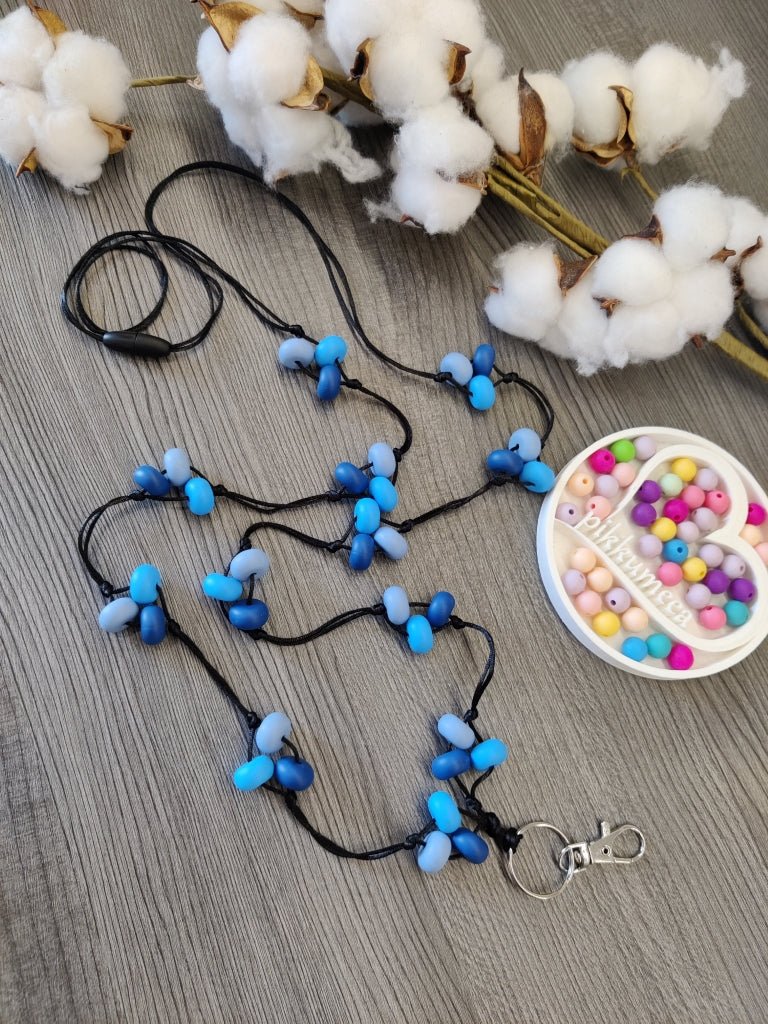 Avainnauha olan yli (kirkas sininen / sininen / tummansininen) - pikkumeea