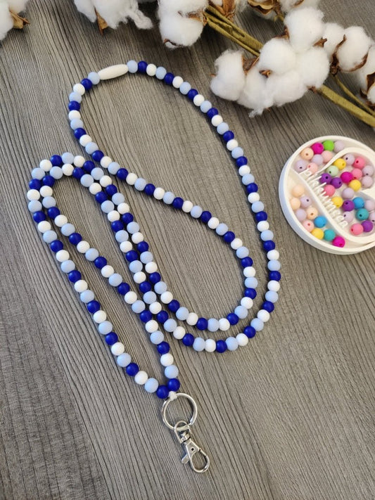 Avainnauha olan yli (tummansininen / vaaleansininen / valkoinen) - pikkumeea