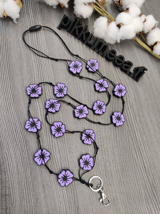 Avainnauha olan yli Unikko (liila) - pikkumeea