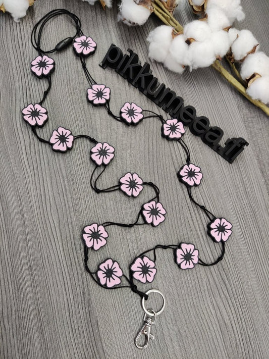 Avainnauha olan yli Unikko (vaaleanpunainen) - pikkumeea