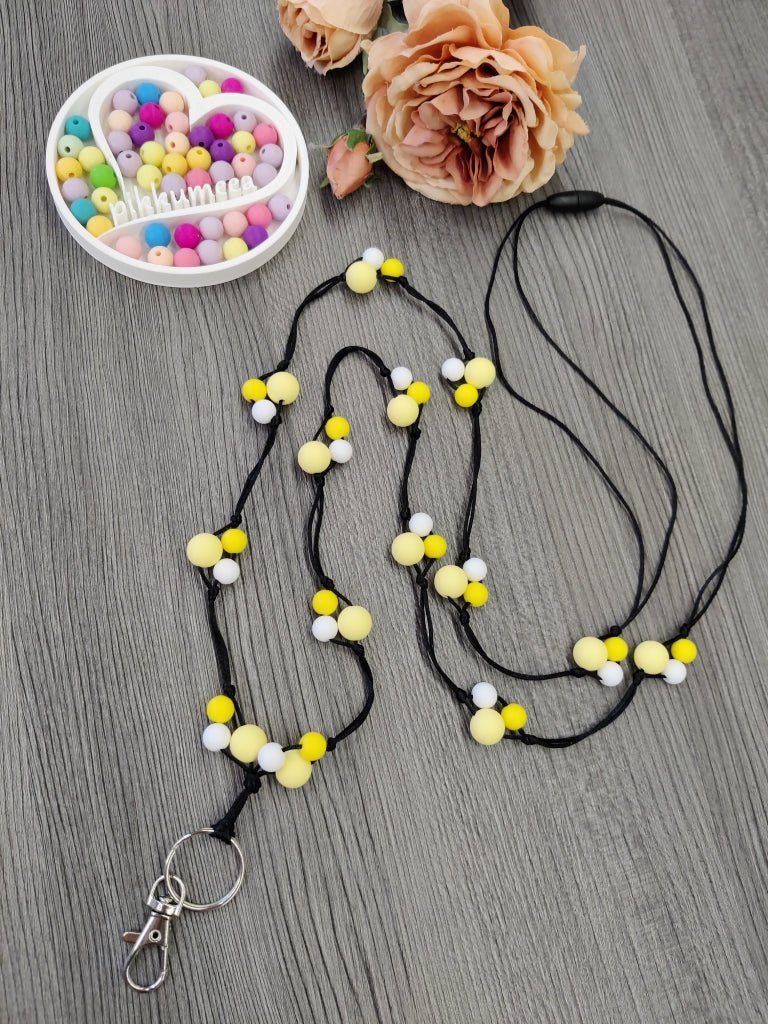 Avainnauha olan yli (vaaleankeltainen / valkoinen / keltainen) - pikkumeea