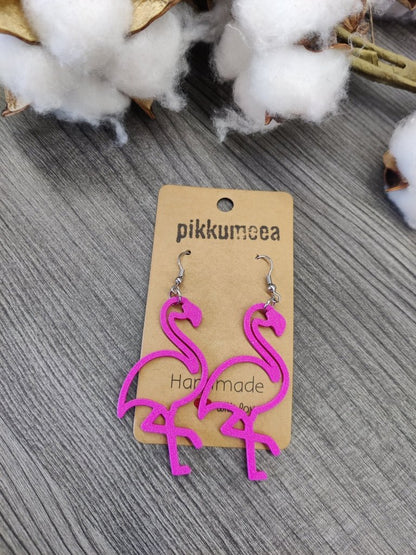 Korvakorut Flamingo - iso (eri värejä) - pikkumeea