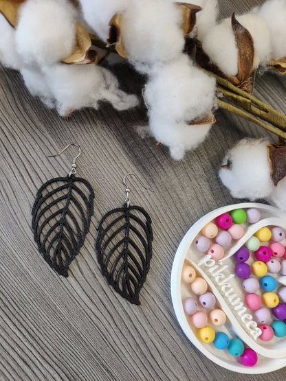 Korvakorut Koivunlehti - iso (eri värejä) - pikkumeea