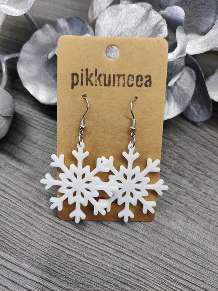 Korvakorut Lumihiutale - iso (eri värejä) - pikkumeea