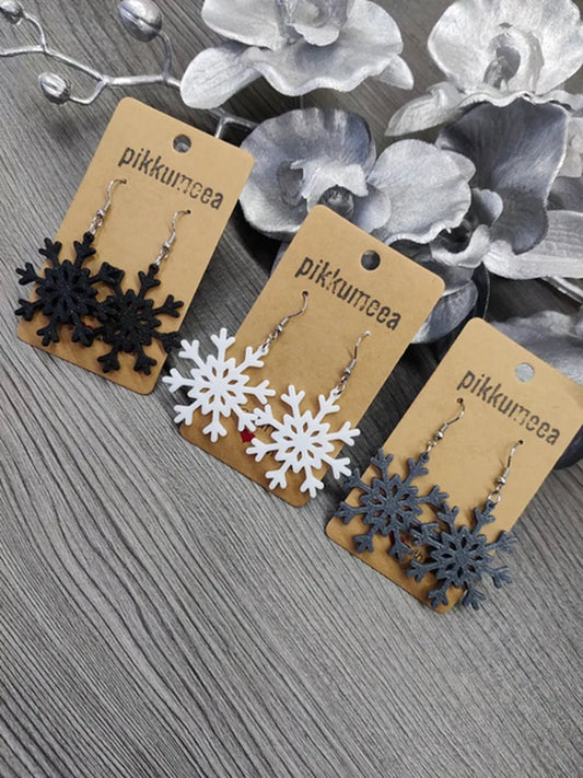 Korvakorut Lumihiutale - iso (eri värejä) - pikkumeea