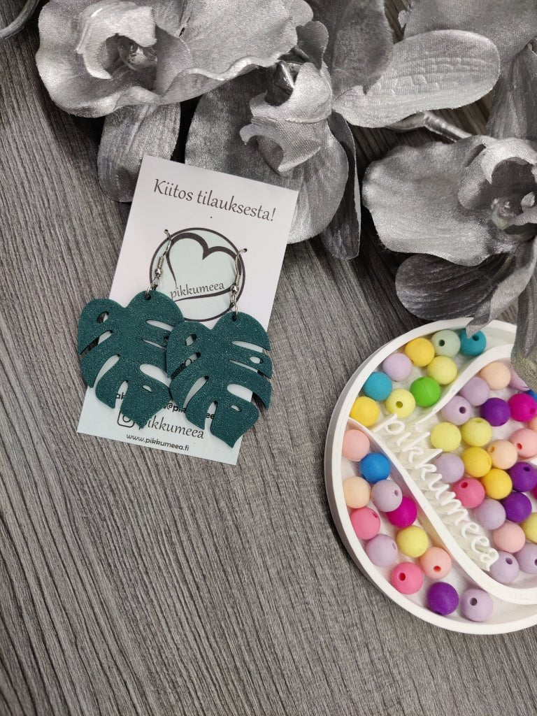 Korvakorut Peikonlehti - iso (eri värejä) - pikkumeea