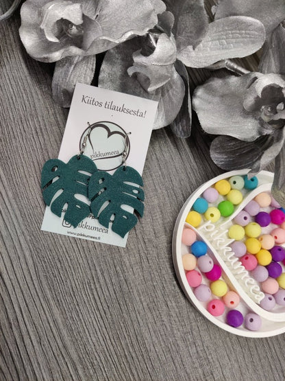 Korvakorut Peikonlehti - iso (eri värejä) - pikkumeea