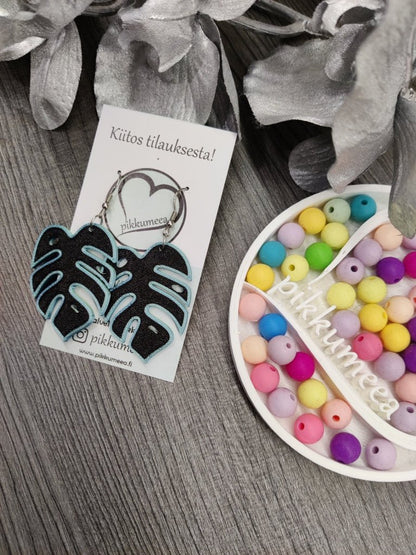 Korvakorut Peikonlehti - iso (eri värejä) - pikkumeea