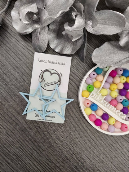 Korvakorut Tähti - iso (eri värejä) - pikkumeea